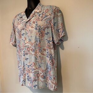 NWOT Men’s Denim & Flower By Ricky Singh
Floral Button-Down Shirt Size Medium